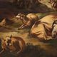 18th century Italian painting, pastoral genre scene