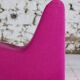 Pink wool armchair, 1970
