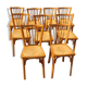 Série de 9 chaises Baumann
