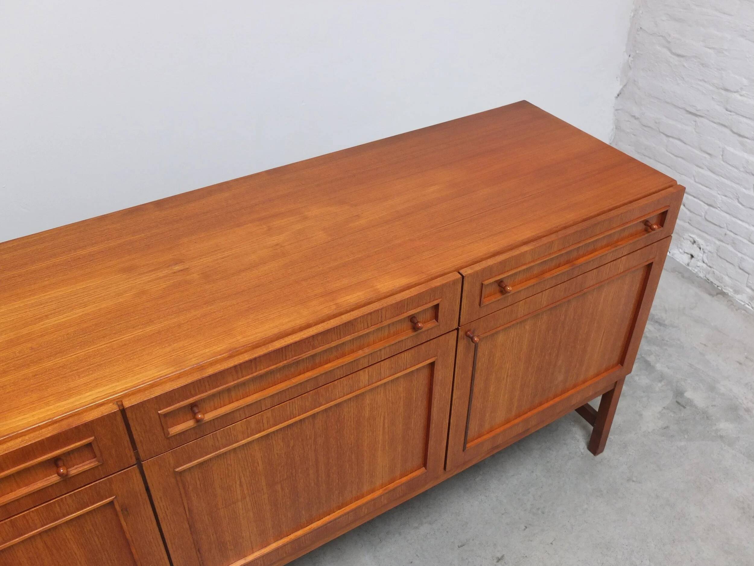 Large decorative sideboard by Oswald Vermaercke for V-Form, 1966