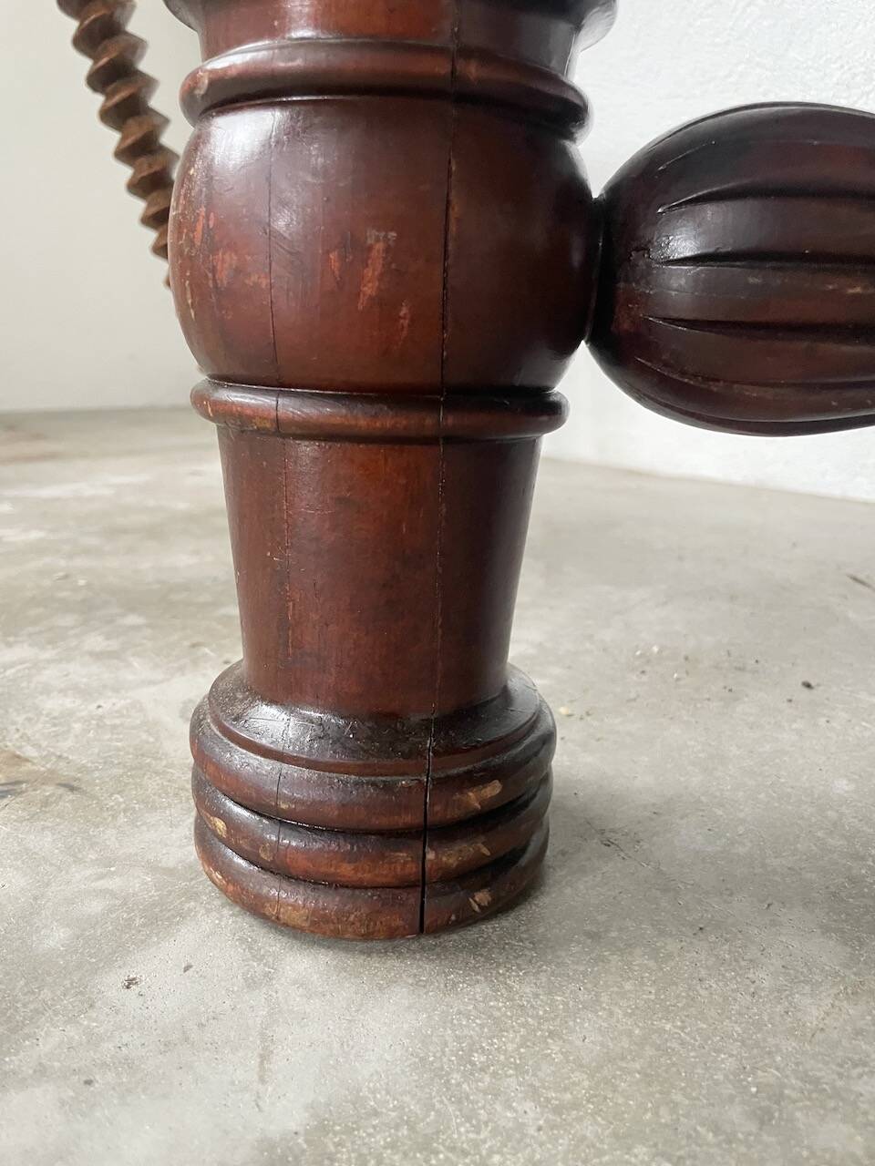 Bureau console acajou 1900