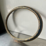 Wooden oval picture frame