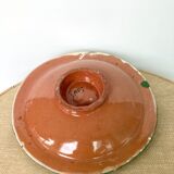 Vintage Safi ceramic cutting dish in Morocco