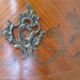 Louis XV commode - 2 drawers - floral marquetry - bronze ornament - 1950