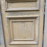 Suite of three single-sided doors in solid fir XIX century