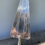 Silver metal art deco pie server