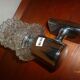 Pair of sconces glass chrome of the years 60/70