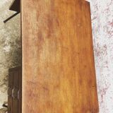 Modernist desk compass feet with drawer box