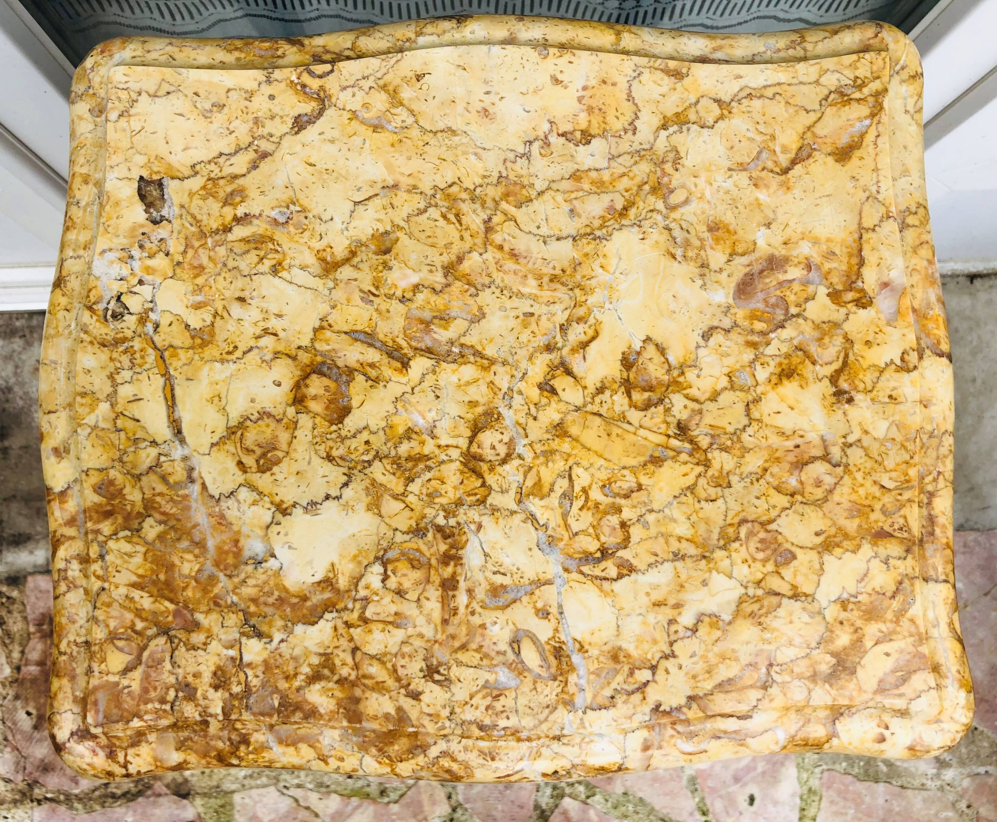 Bedside in Louis XV style marquetry