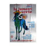 THE Green Mare - Original movie poster - Bourvil