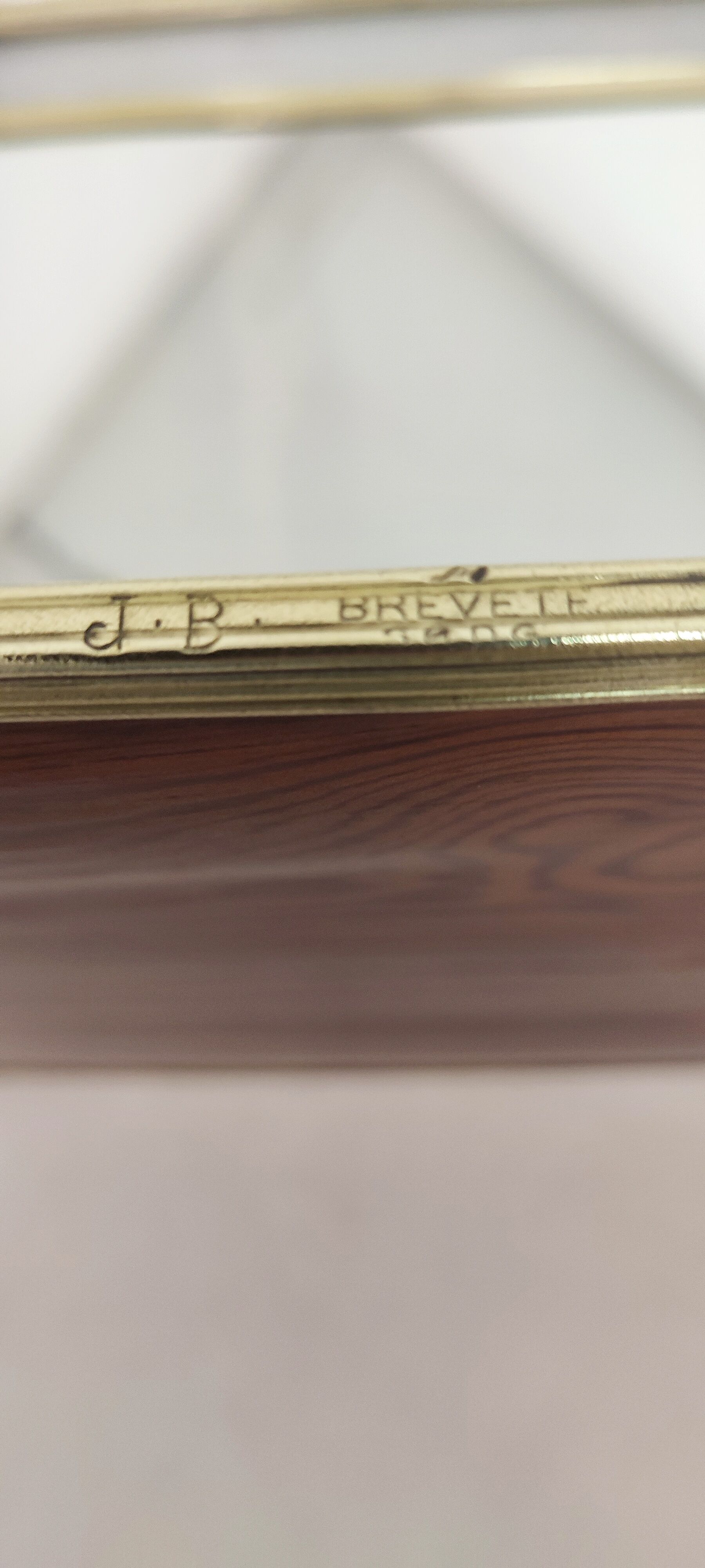 Folding mirror triptych. France 1920s 68x30cm