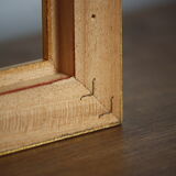 Carved and moulded gilded wood frame