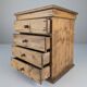 Rustic Primitive Natural Pine Small Apothecary Chest, 1940s