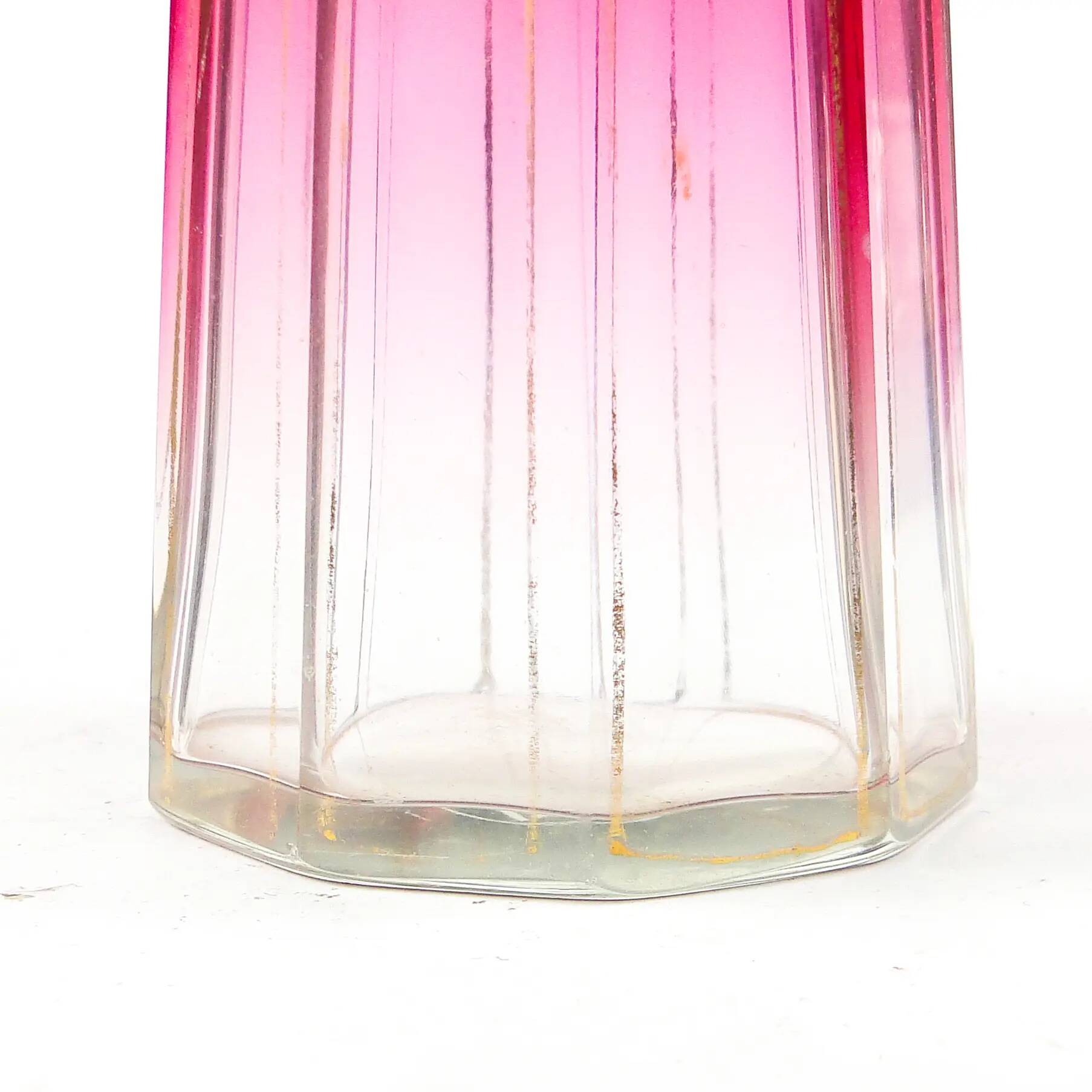Art Deco vase, crystal, Bohemia, Czechoslovakia, 1930s