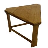 Vintage Scandinavian side tables made of solid wood circa 1970s