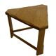 Vintage Scandinavian side tables made of solid wood circa 1970s