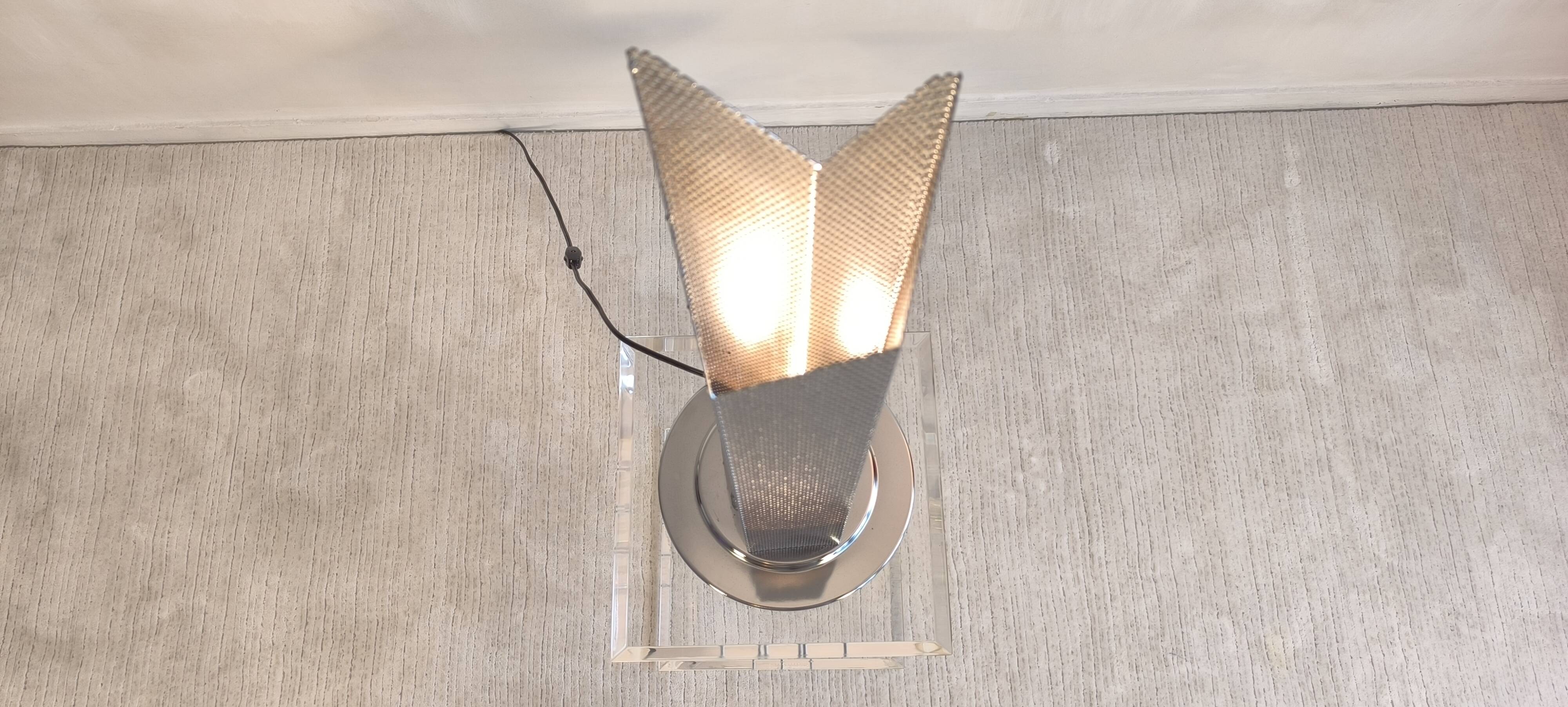 Postmodern "Skyscraper" lamp – Italy, 1980s