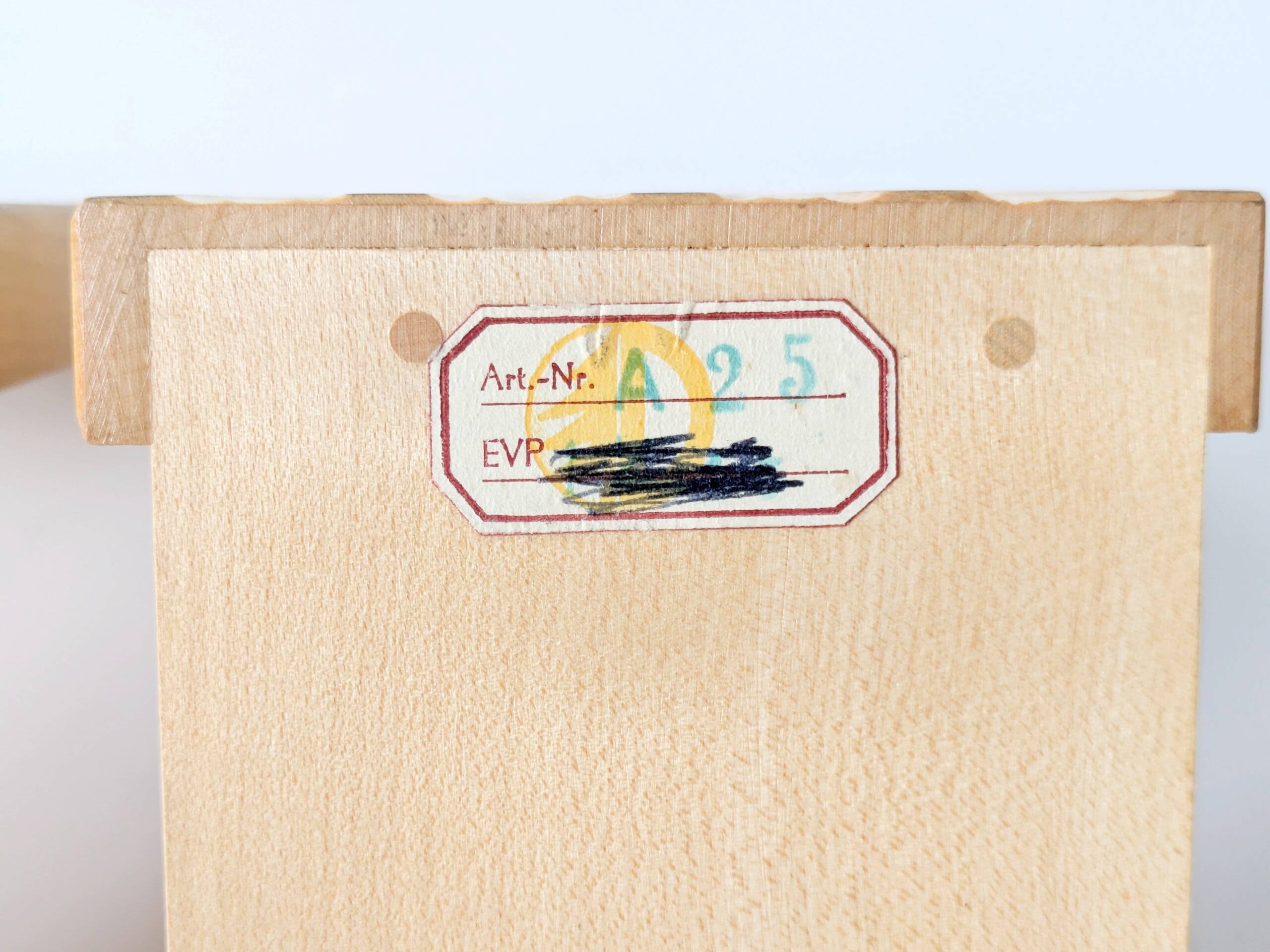 Pair of wooden bookends, Bauhaus style, 1950s