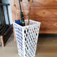 Openwork iron umbrella stand