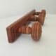 Rustic vintage wall coat rack