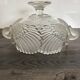 Art Deco molded pressed glass bowl – France 1930