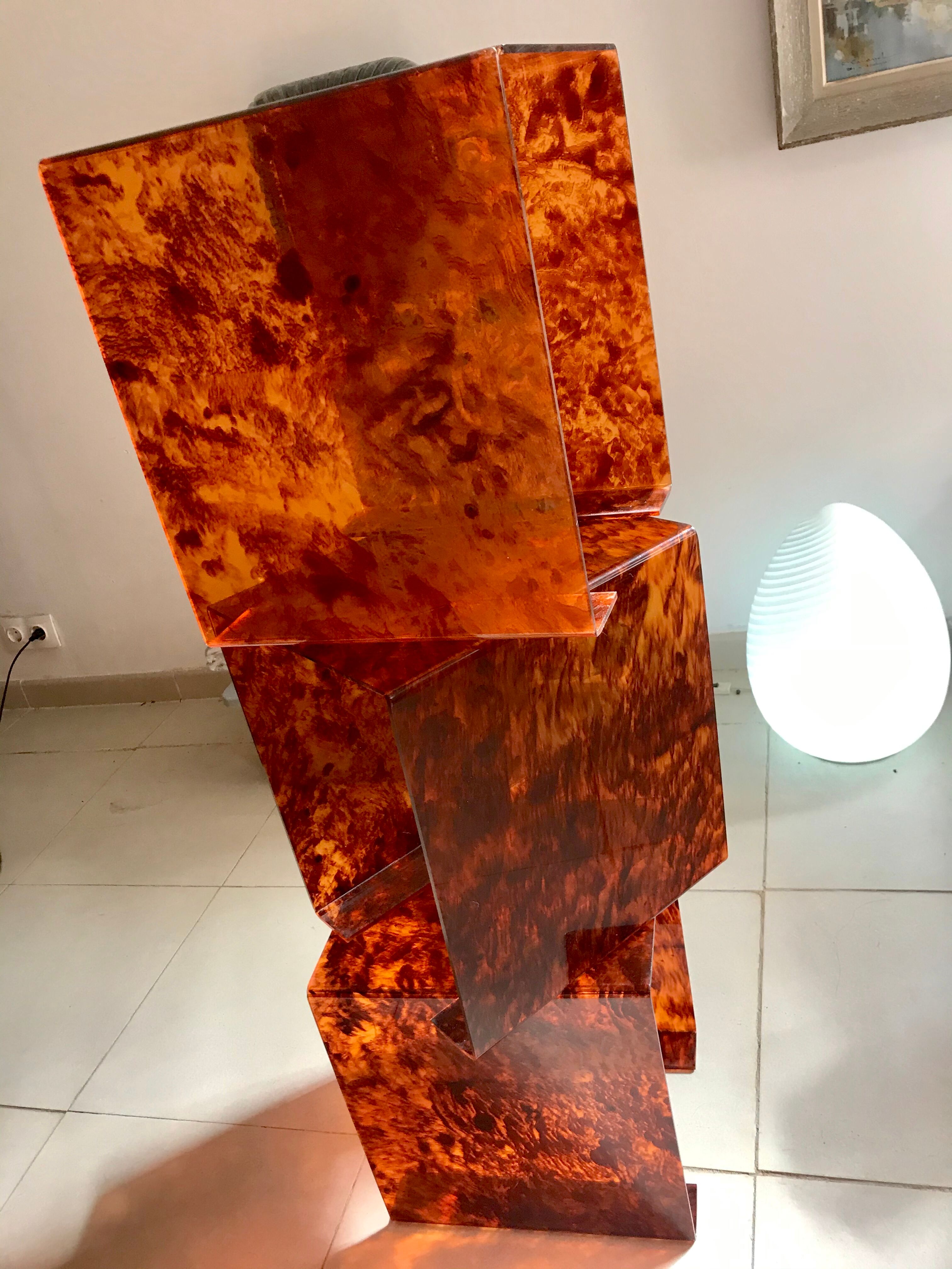 Christian Dior tables in metacrilique 1970