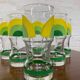 Série de 6 verres vintage Italy