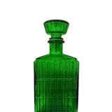 Midcentury Green Empoli Bottle with stopper