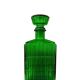 Midcentury Green Empoli Bottle with stopper