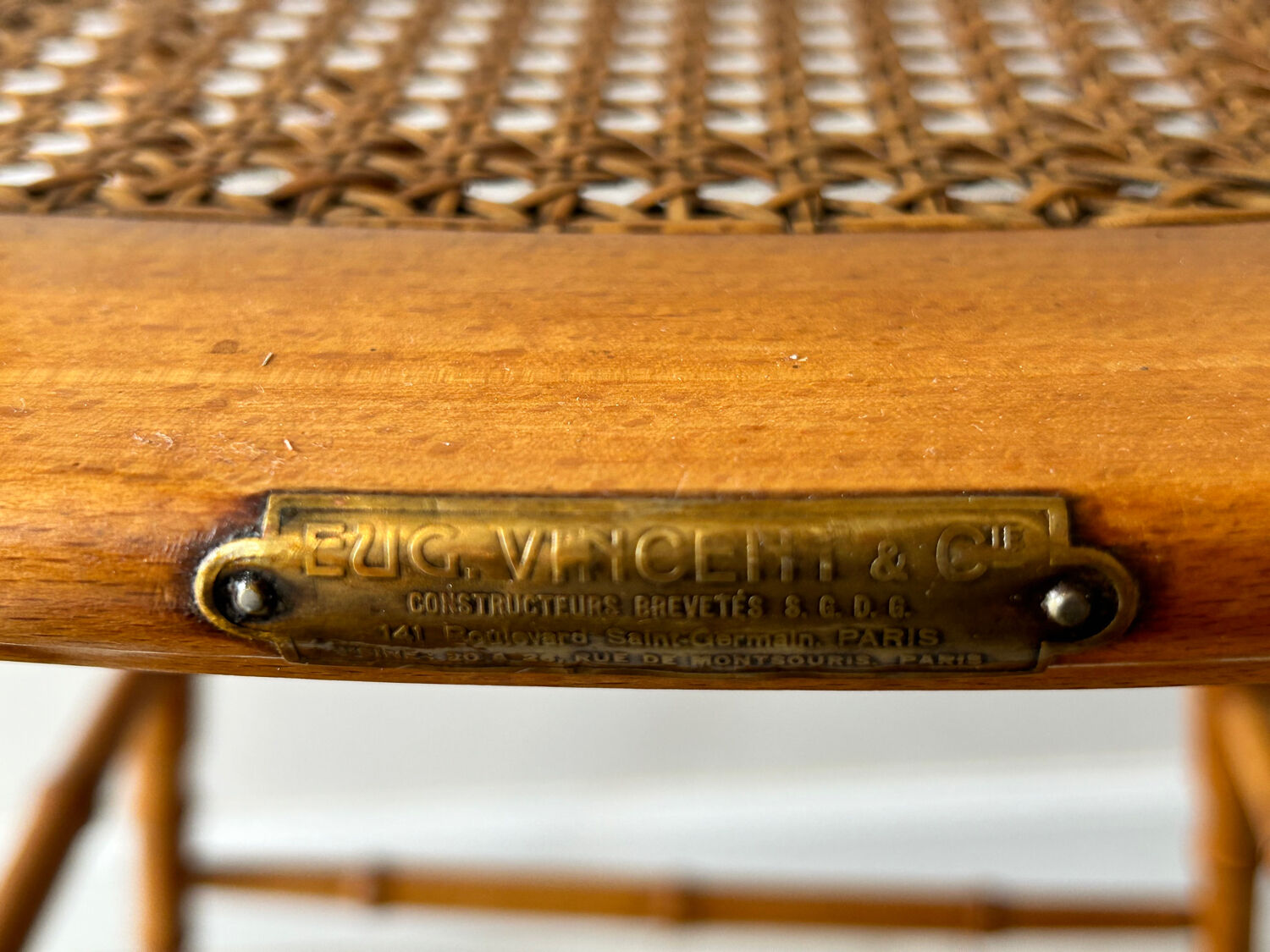 Modular high chair in canning Eugène Vincent