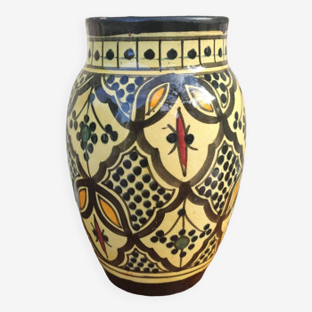 Moroccan ceramic vase