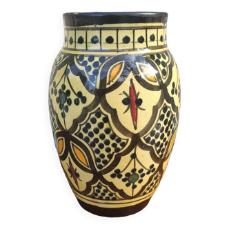 Moroccan ceramic vase