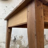 Oak farmhouse table