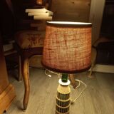 Rattan bottle lamp