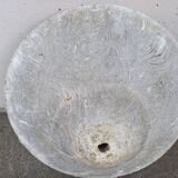 Vasque en béton reconstitué années 60