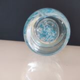 Blue jellyfish paperweight