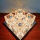 Square ceiling light/wall light Ice Cube, Peill & Putzler, 1970