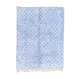 Modern Moroccan carpet blue