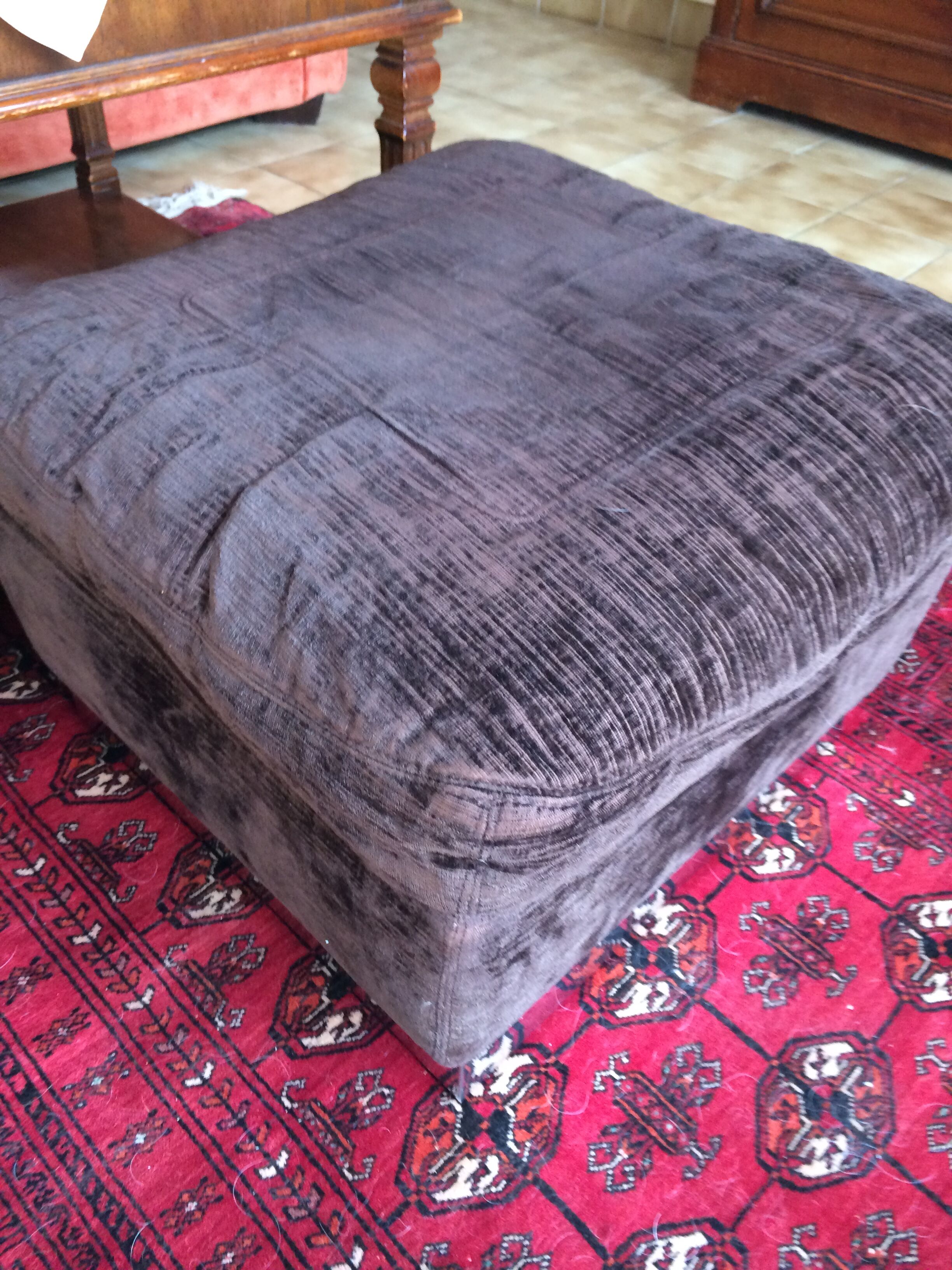 Armchair and footrest 1970