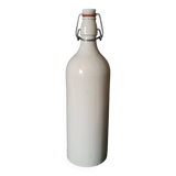 bottle, stoneware carafe, white ceramic, MKM