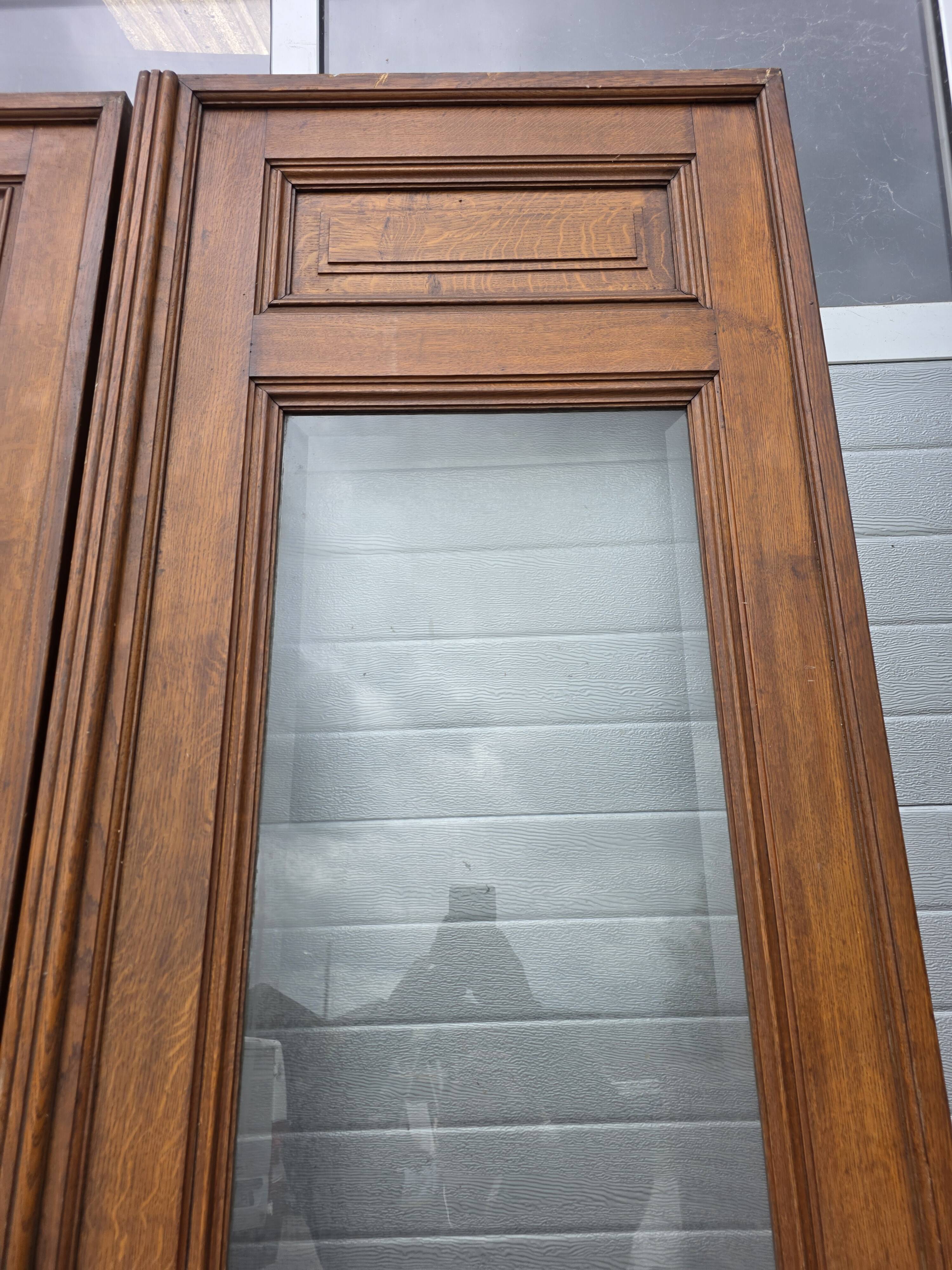 4 solid oak partition doors (high quality)