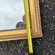 Large gold mirror 150 cm long classic style beaded frame