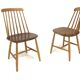 Set of 2 Scandinavian "Pinnstol" chairs in teak, NESTO, Sweden, 1960.