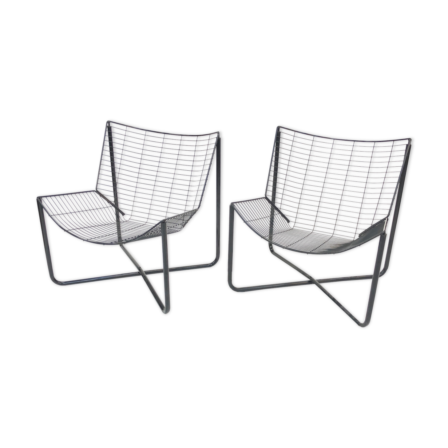 Fauteuil Ikea Jarpen Wire Chair vintage Niels Gammelgaard