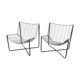 Fauteuil Ikea Jarpen Wire Chair vintage Niels Gammelgaard