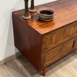 Low Scandinavian cabinet in Rio rosewood