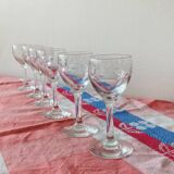 Verre à liqueur en cristal