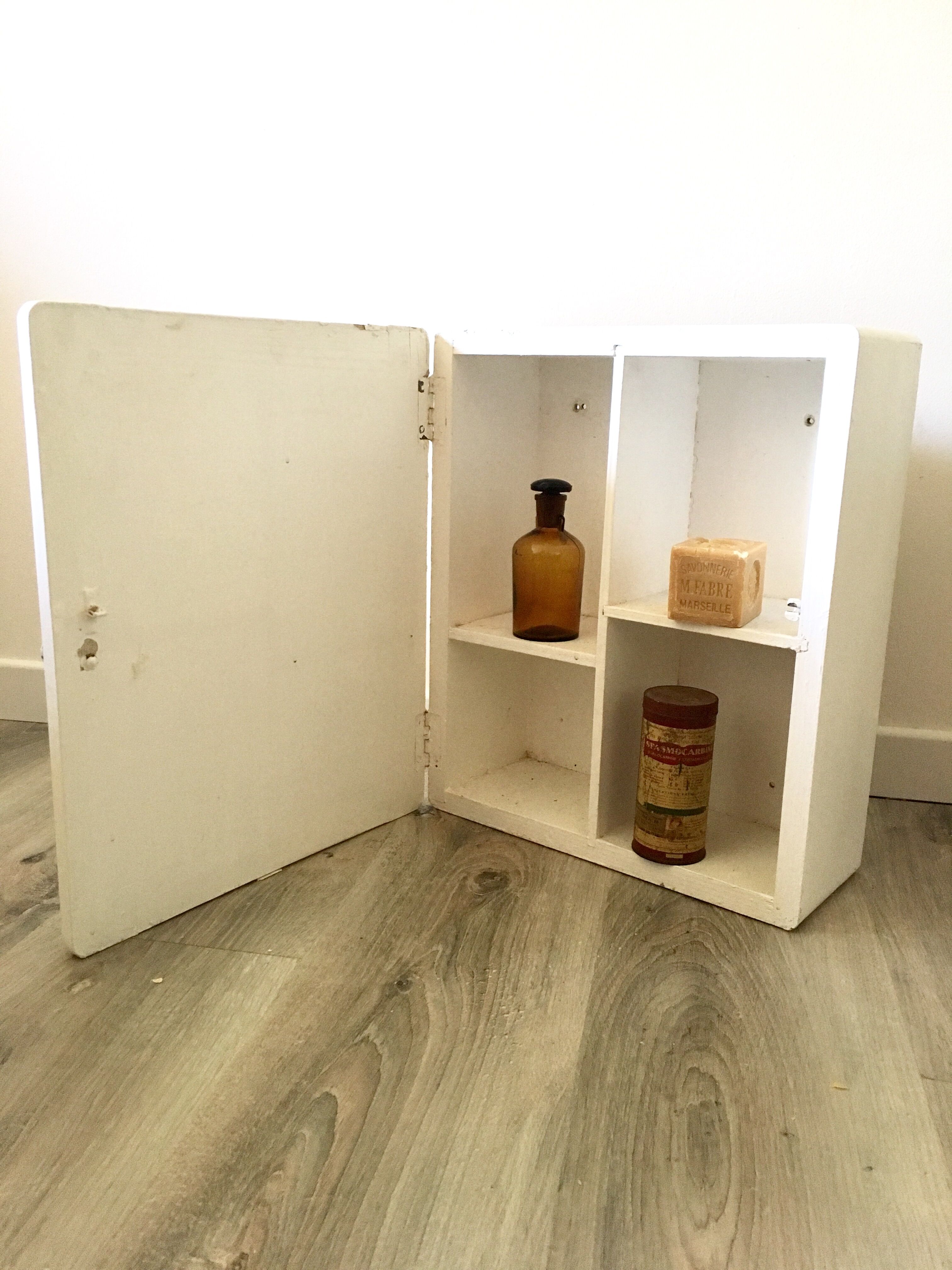 Vintage toilet cabinet