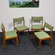 Ensemble de quatre chaises de salle à manger vintage au design danois par M mobil