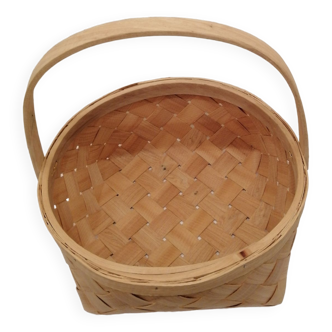 Panier en bois a lamelles